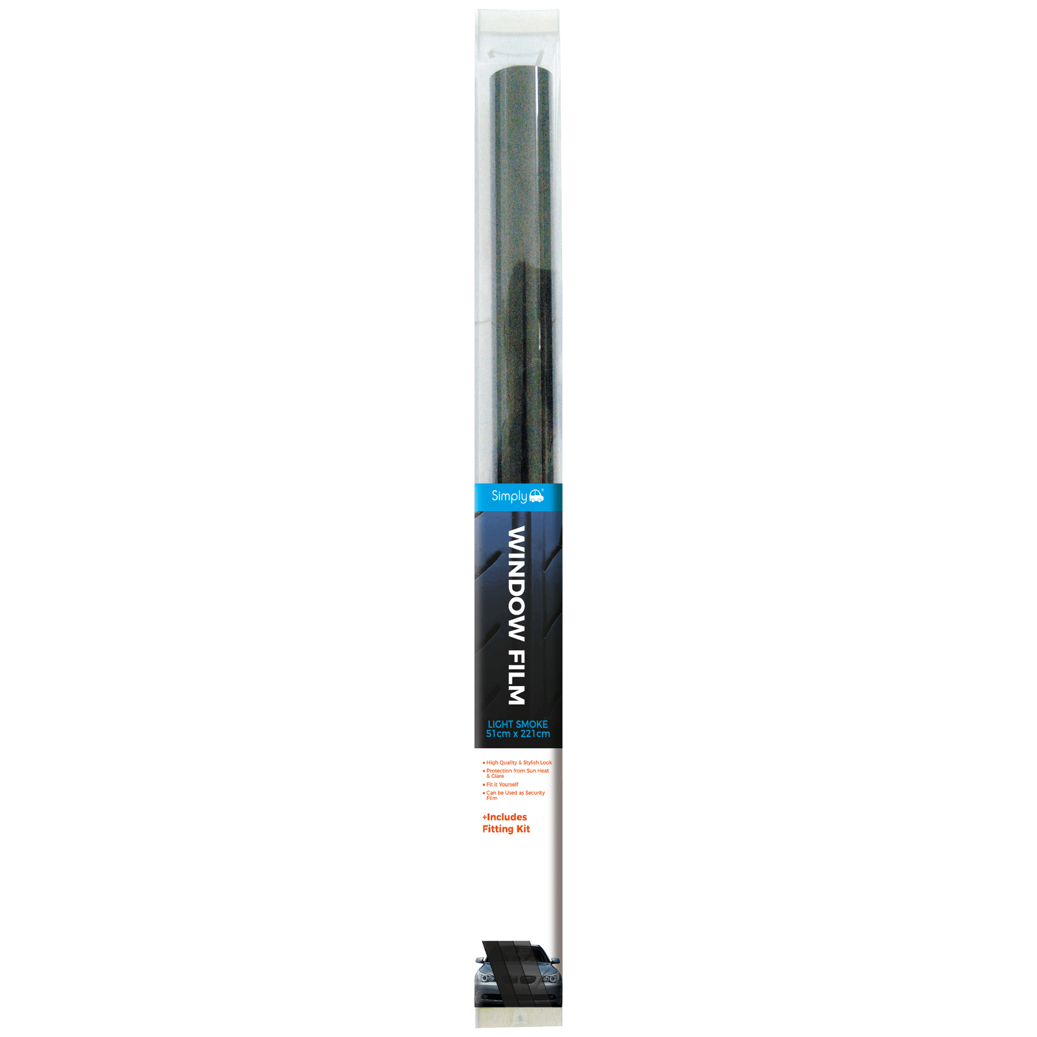 Window Film Light Smoke 51x221cm (WF05) - RaxAutos