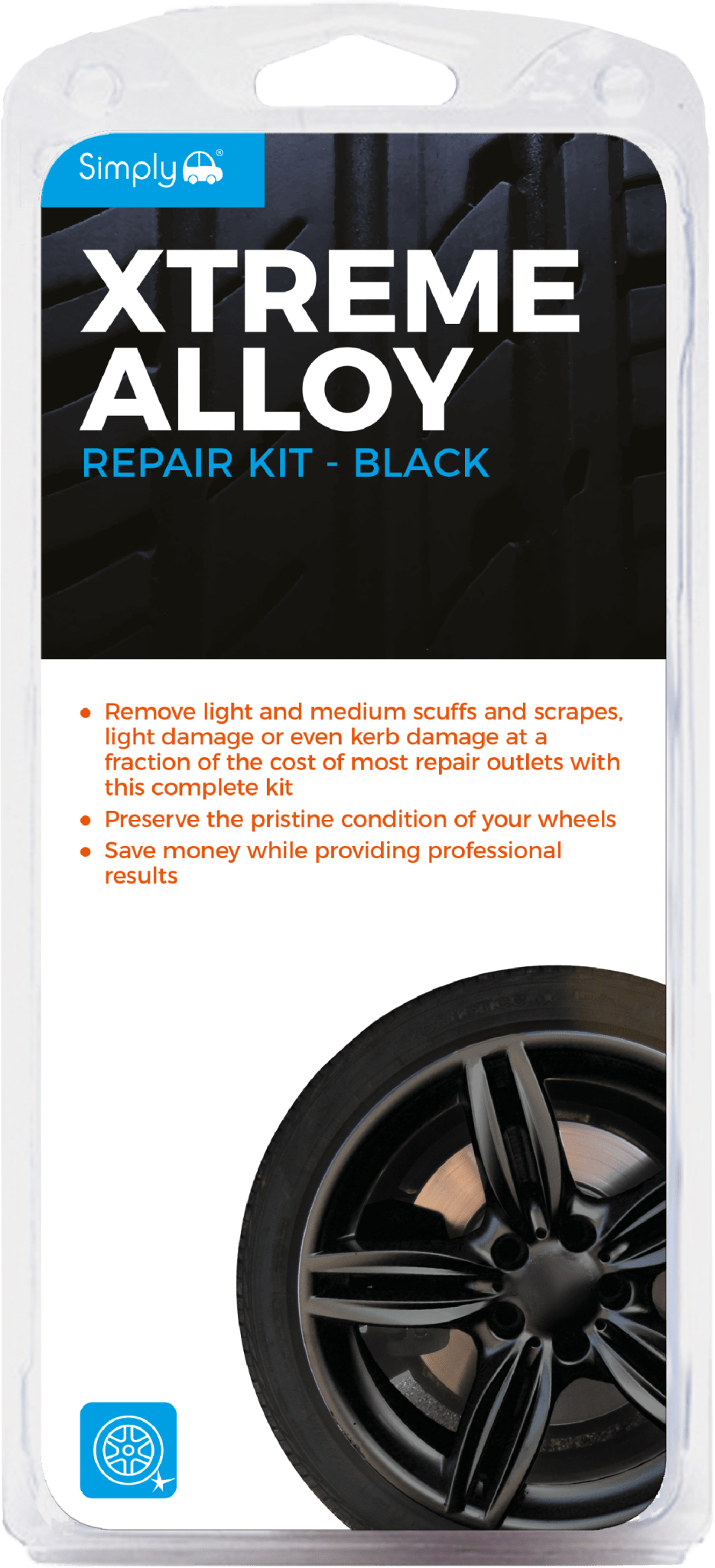 Xtreme Alloy Repair Kit Black (XAWR2) - RaxAutos